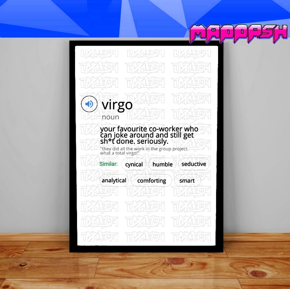 Google Horoscope x Webster Definition Astrology Aesthetic Astrology Sign Poster - Picture 8 of 12